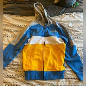 Chargers zip hoodie